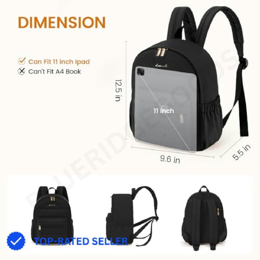 Mini Puffer Backpack Lightweight Nylon Casual Day… - image 4